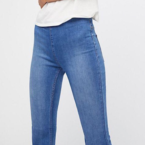 Free People Penny Pull On Flare Jeans - Picture 4 of 6